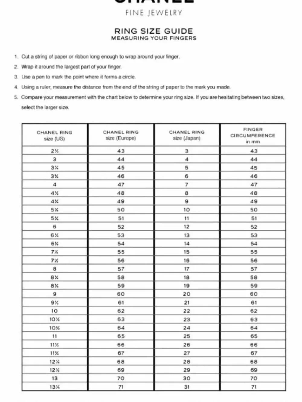 ★SOLD★ Chanel Ring Coco Crush Platinum Diamond - Picture 10 of 10